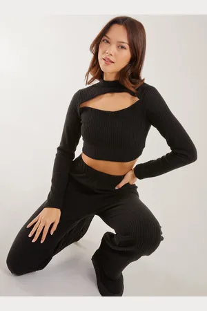 Pink Vanilla Soft Brushed Letterbox Long Sleeve Top - S