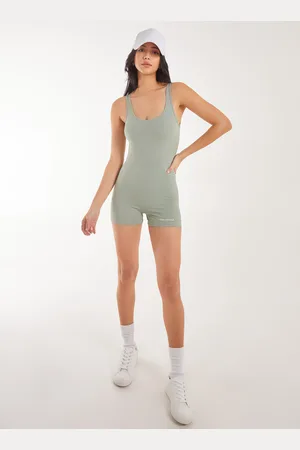Pink Vanilla Super Soft Active Cross Back Unitard - S