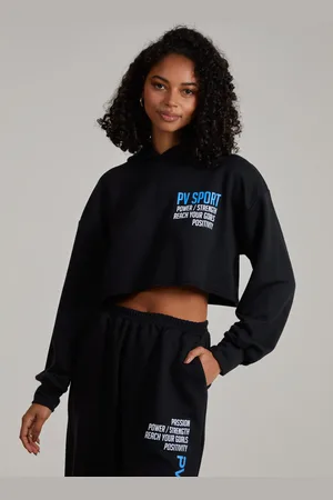 Pink Vanilla PV Sport Cropped Hoodie - S/M