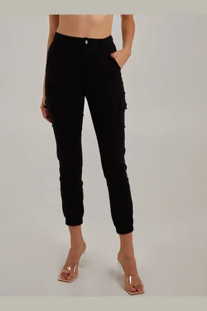 Pink Vanilla Utility Stretch Cargo Trousers - 10