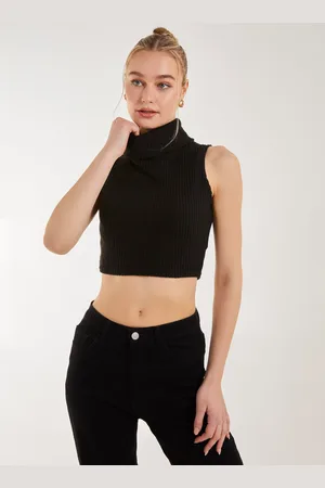 Pink Vanilla Brushed Racer Rib Vest - S