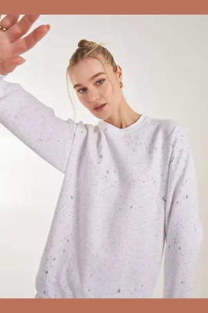 Pink Vanilla Oversized Acid Wash Sweatshirt - M