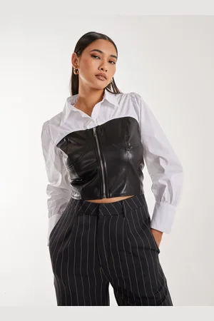 Pink Vanilla Double Layer Corset Shirt - S