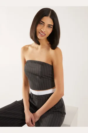 Pink Vanilla Bandeau Crop Top - M