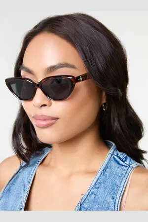 Pink Vanilla Pointed Side Frame Sunglasses - ONE