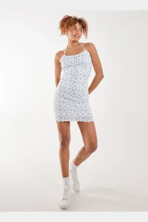 Pink Vanilla Floral Broderie Mini Dress - 8