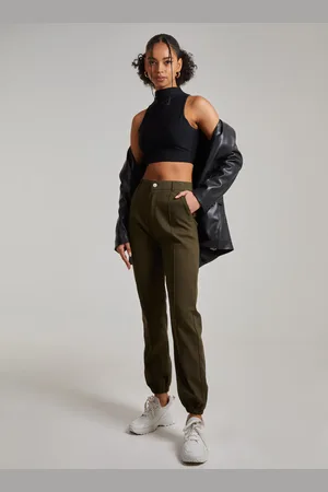 Pink Vanilla Utility Stretch Cargo Trousers - 16