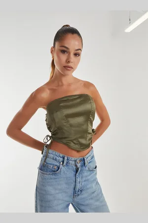 Pink Vanilla Lace Up Corset Top - S