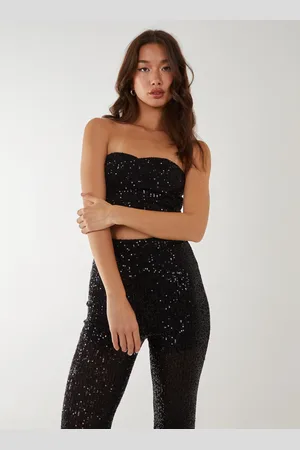 Pink Vanilla Sequin Corset Top - S