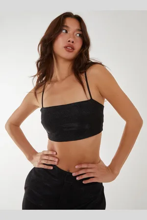 Pink Vanilla Metallic Crop Top - 6