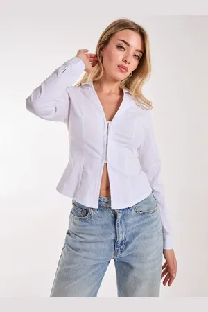 Pink Vanilla Long Sleeve Hook and Eye Shirt - L
