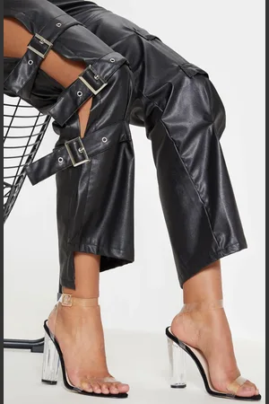 PRETTYLITTLETHING Clear Strap Heels