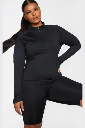 Taupe Seamless Long Sleeve Rib Detail Sports Top