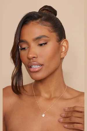 PRETTYLITTLETHING Gold Delicate Heart Pendant Necklace
