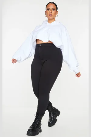 PRETTYLITTLETHING Plus Disco Skinny Jeans