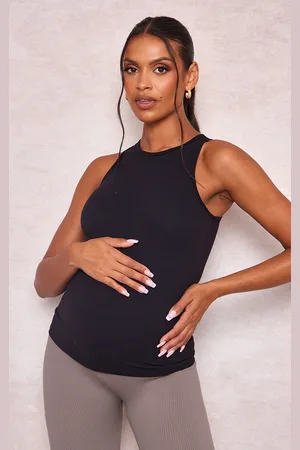 Maternity Mocha Core Collection Contour Sculpt Top