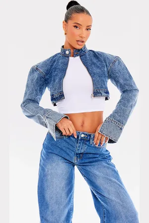 PRETTYLITTLETHING Denim Jackets for Women