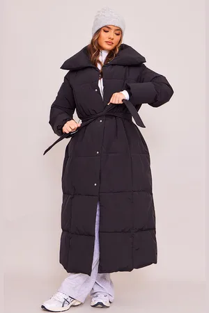 PRETTYLITTLETHING Oversized Square Quilted Maxi Puffer Coat