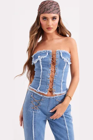 PRETTYLITTLETHING Corset & Bustier Tops for Women