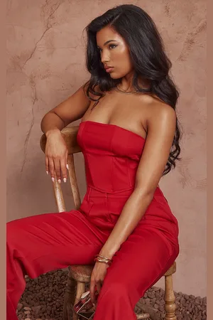 PRETTYLITTLETHING Woven Corset
