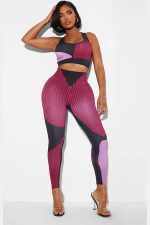 PRETTYLITTLETHING Shape Printed Seamless High Waisted Leggings