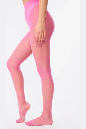 PRETTYLITTLETHING Flock Tights