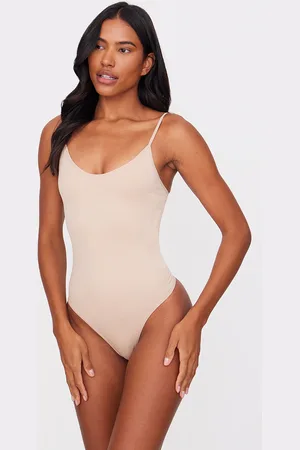 PRETTYLITTLETHING Nude Shapewear Solution Thong Bodysuit