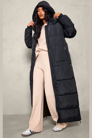 PRETTYLITTLETHING Tall Maxi Longline Hooded Puffer Coat