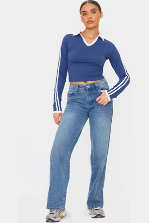 PRETTYLITTLETHING Straight Leg Denim Jeans
