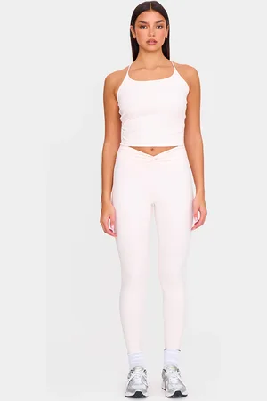 PRETTYLITTLETHING Ballet Sculpt Twist Front Gym Leggings