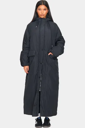 PRETTYLITTLETHING Padded Maxi Puffer Coat