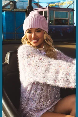 PRETTYLITTLETHING Wide Rib Beanie Hat