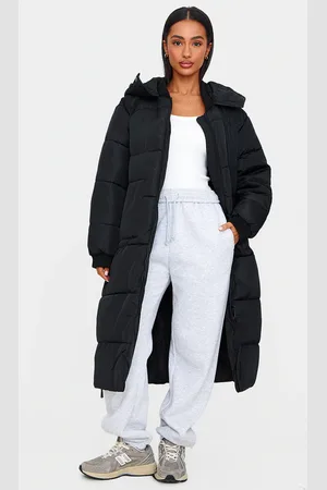 PRETTYLITTLETHING Petite Longline Puffer Coat