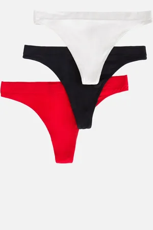 PRETTYLITTLETHING Multi Pack of 3 Seamless Thongs