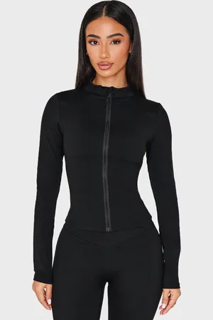 PRETTYLITTLETHING Petite Basic Sculpt Jacket