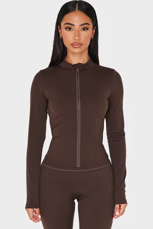 PRETTYLITTLETHING Petite Basic Sculpt Jacket