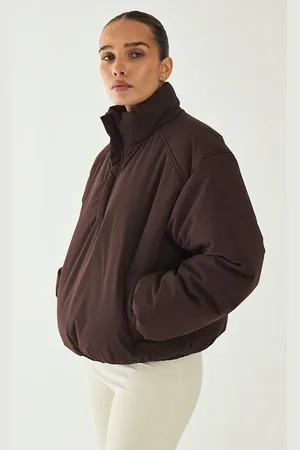 PRETTYLITTLETHING High Neck Cropped Puffer Jacket