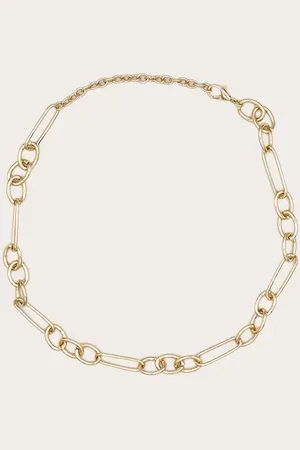 PRETTYLITTLETHING Gold Loose Link Simple Necklace