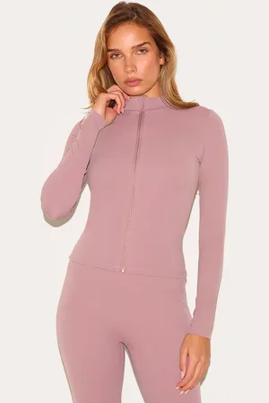 PRETTYLITTLETHING Mauve Sculpt Jacket
