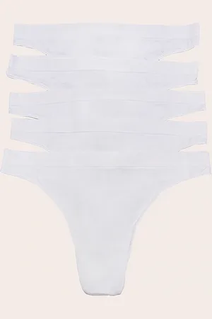 PRETTYLITTLETHING Pack of 5 Seamless Thongs