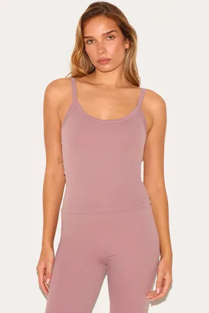 PRETTYLITTLETHING Mauve Ultimate Sculpt Strappy Gym Vest