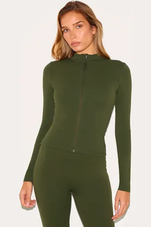 PRETTYLITTLETHING Khaki Sculpt Jacket