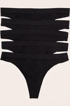 PRETTYLITTLETHING Pack of 5 Seamless Thongs