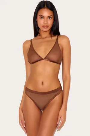 PRETTYLITTLETHING Mesh Triangle Bra