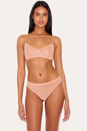 PRETTYLITTLETHING Nude Mesh Brief
