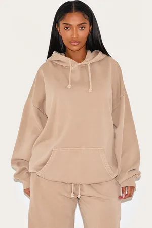 PRETTYLITTLETHING Shape Stone Hoodie