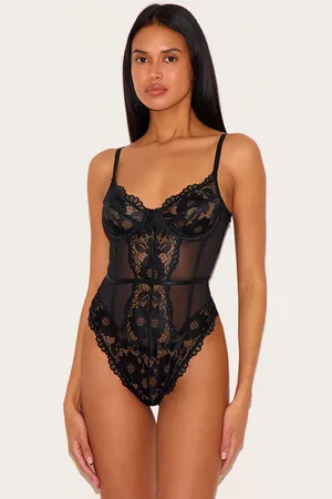 PRETTYLITTLETHING Underwired Cage Lace Body