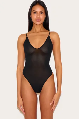 PRETTYLITTLETHING Power Mesh Shapewear Bodysuit