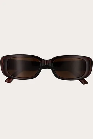 PRETTYLITTLETHING Slim Rectangle Sunglasses