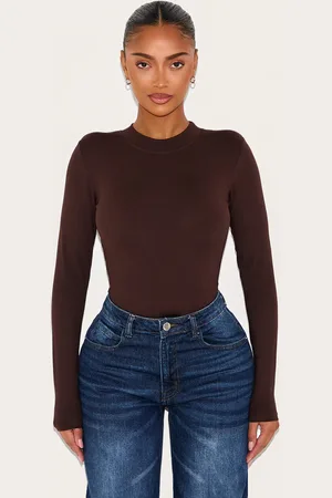 PRETTYLITTLETHING Shape Sculpted Long Sleeve Bodysuit